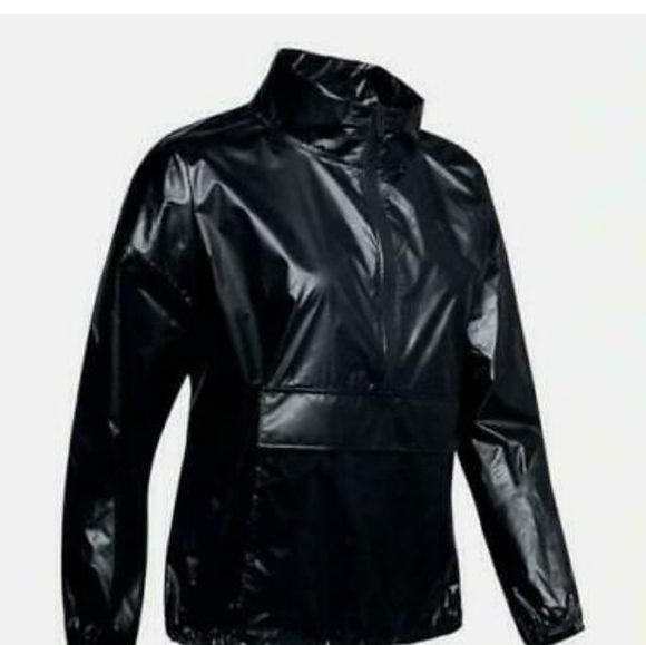 UA Metallic Woven AnorakWomen’s Jacket - Picture 2 of 4